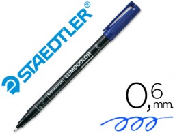 Rotulador retroproyección Staedtler Lumocolor 318 punta fina tinta azul